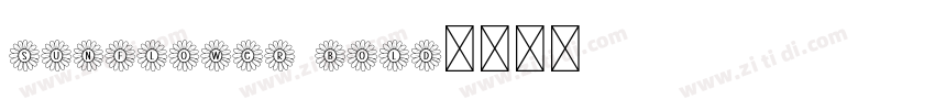 Sunflower Bold字体转换